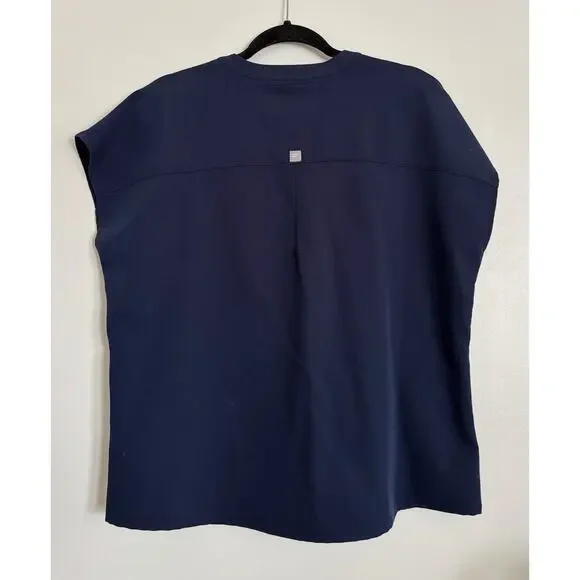 {SET} Navy Fabletics Evolve Scrub Top and Ion Scrub Pants M - Picture 8 of 8